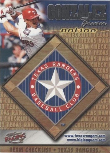 1998 Pacific Online - Juan González #750