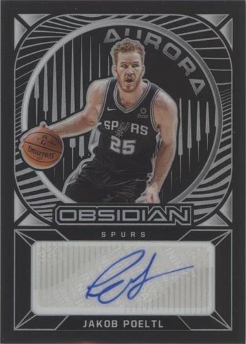 2020-21 Panini Obsidian - Jakob Poeltl #AU-JPO