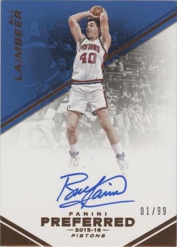 2015-16 Panini Preferred - Bill Laimbeer #117