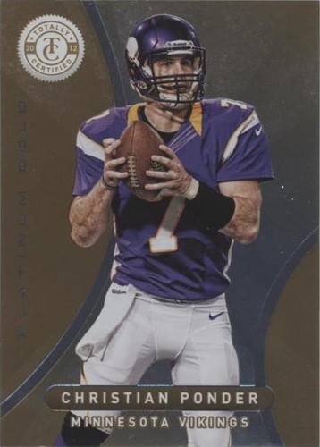2012 Totally Certified Christian Ponder #43
