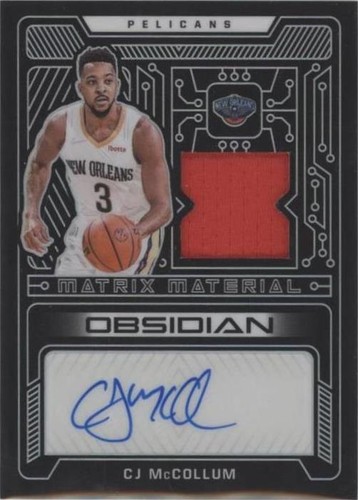 2021-22 Panini Obsidian - C.J. McCollum #MMA-CJM