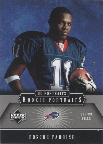 2005 Upper Deck Portraits Roscoe Parrish #136