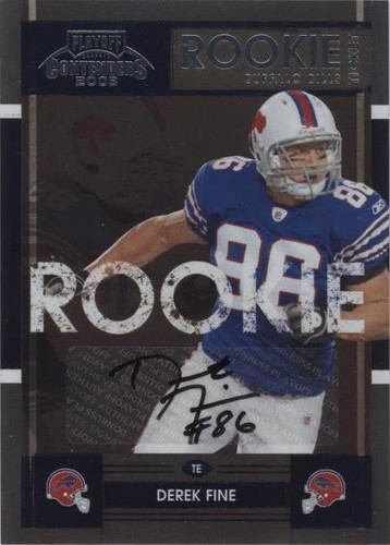 2008 Playoff Contenders Derek Fine #205