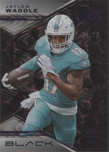 2023 Panini Black Jaylen Waddle #75