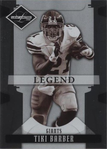 2008 Leaf Limited Tiki Barber #185