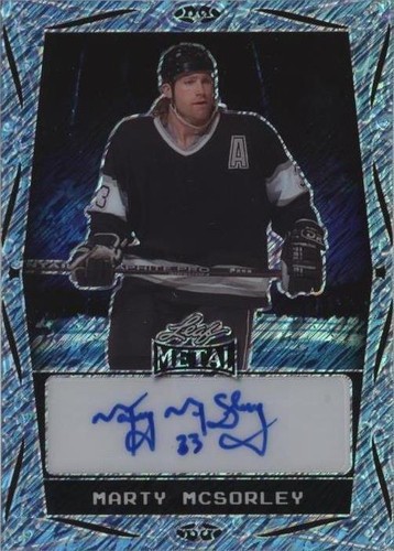 2024 Leaf Metal Legends - Marty McSorley #BA-MMS