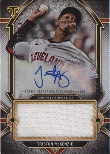 2024 Topps Triple Threads - Triston McKenzie #AJR-TM