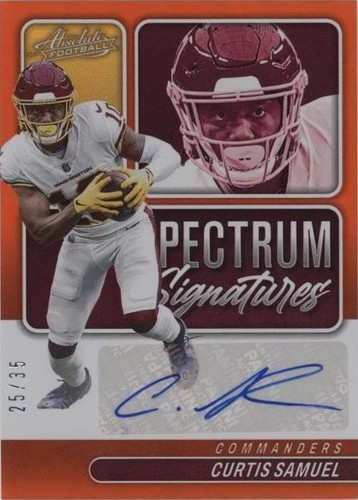2022 Panini Absolute Curtis Samuel #SPEC-CS