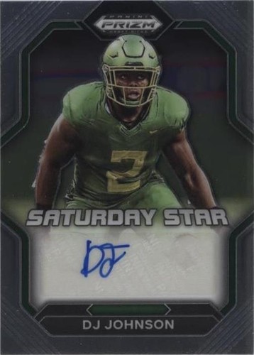 2023 Panini Prizm Draft Picks D.J. Johnson #SSS-DJO