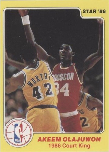 その他 star85 akeem olajuwon RC!!! 1984-85 Star - Hakeem Olajuwon #237 (RC) for sale online | eBay