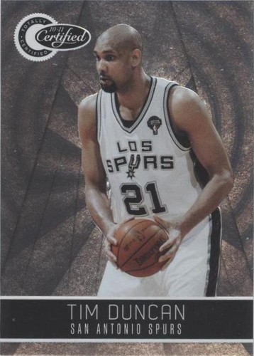 2010-11 Totally Certified - Tim Duncan #116