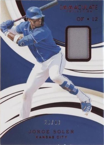 2020 Panini Immaculate Collection - Jorge Soler #97