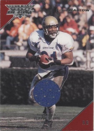 2001 Topps Debut Kevan Barlow #122
