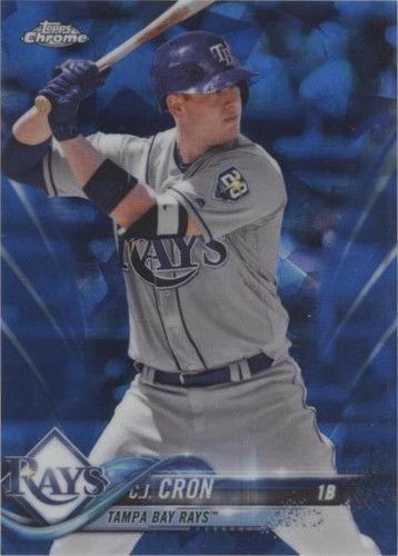 2018 Topps Chrome Sapphire Edition - C.J. Cron #571