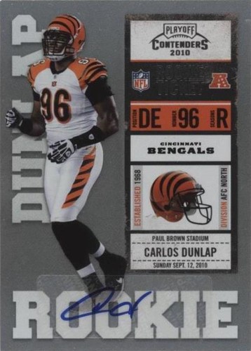 2010 Playoff Contenders Carlos Dunlap #112