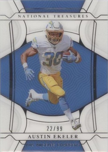 2021 Panini National Treasures Austin Ekeler #89
