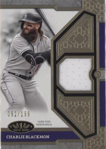 2024 Topps Tier One - Charlie Blackmon #T1R-CB
