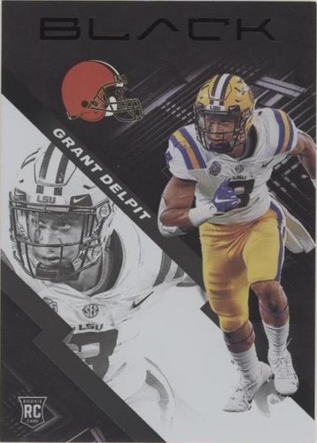 2020 Panini Black Grant Delpit #161