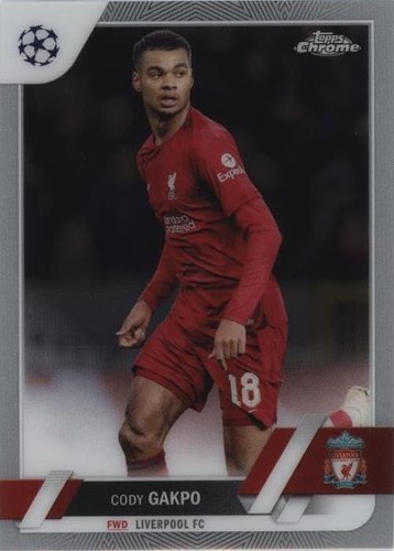 2023-24 Topps Chrome UEFA Club Competitions Cody Gakpo Auto