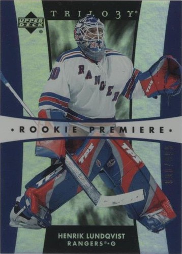 2005-06 Upper Deck Trilogy - Henrik Lundqvist #202