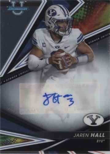 2022-23 Bowman's Best University Jaren Hall #BA-JH