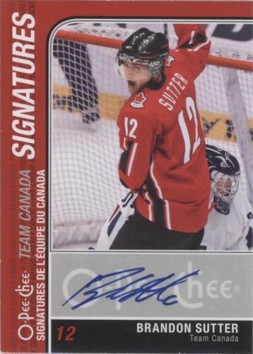 2011-12 O-Pee-Chee - Brandon Sutter #TC-BS