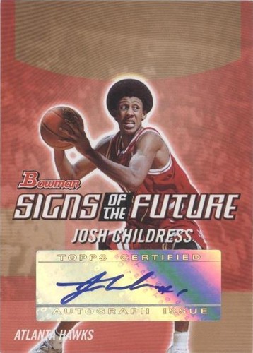 2004-05 Bowman Draft Picks & Prospects - Josh Childress #SOF-JC