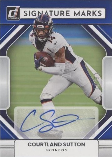 2022 Panini Donruss Courtland Sutton #SM-CS