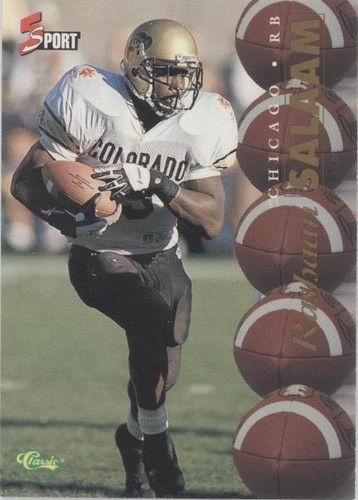 1995 Classic 5 Sport Rashaan Salaam #63