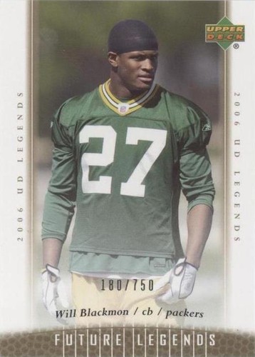 2006 UD Legends Will Blackmon #199