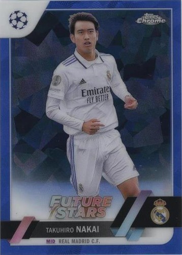2022-23 Topps Chrome Sapphire Edition UEFA Club Competitions Takuhiro Nakai #131