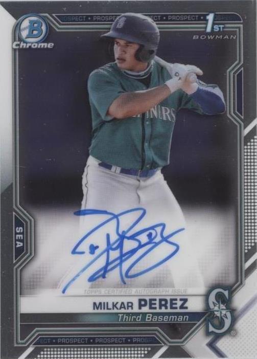 2021 Bowman Chrome - Milkar Perez #CPA-MP