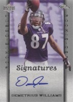 2006 Upper Deck Rookie Debut Demetrius Williams #220