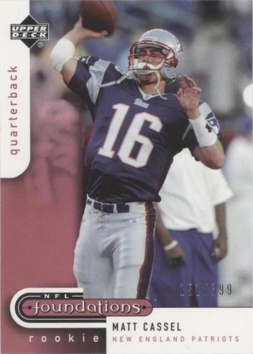 2005 Upper Deck NFL Foundations Matt Cassel #103