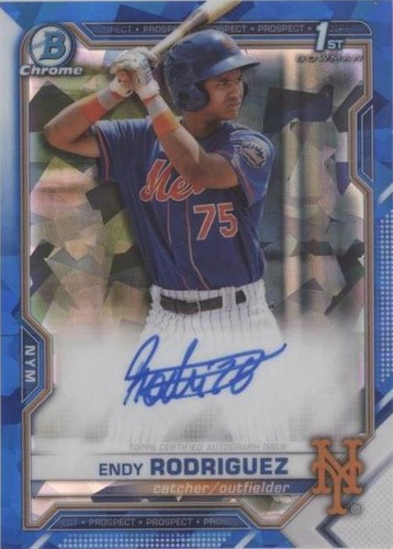 2021 Bowman Sapphire Edition - Endy Rodriguez #BSPA-ERO