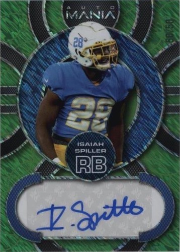 2022 Wild Card Auto Mania Retail Isaiah Spiller #AM-C101