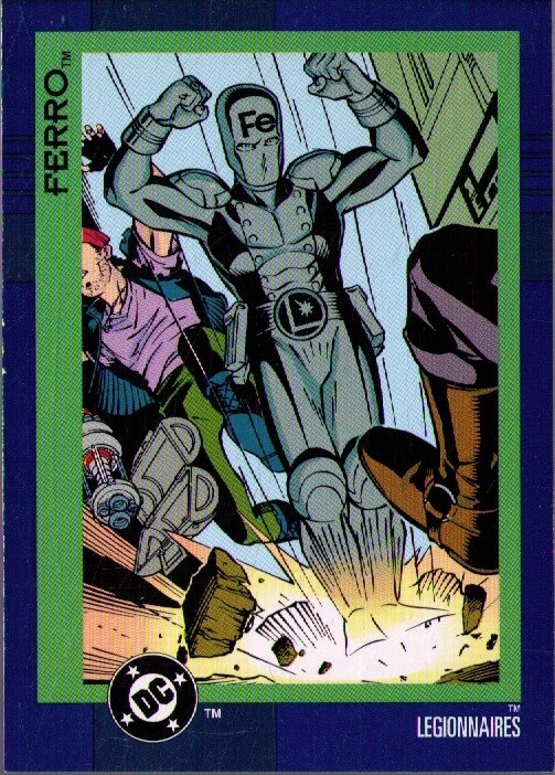 dc cosmic teams trading cards