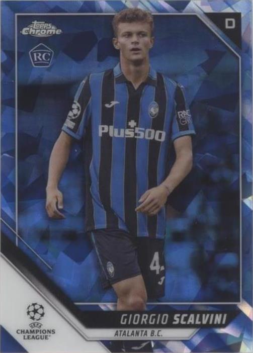 2021-22 Topps Chrome UCL Sapphire Edition Giorgio Scalvini #15