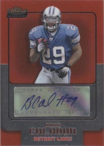 2006 Topps Finest Brian Calhoun #170