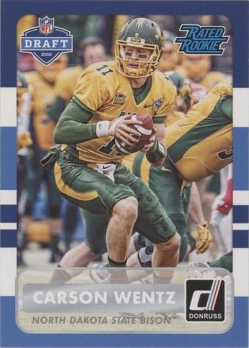 2016 Panini Donruss Draft Town Carson Wentz #1