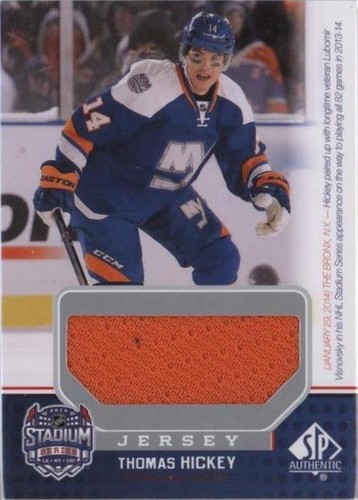 2014-15 SP Game Used - Thomas Hickey #SS-TH