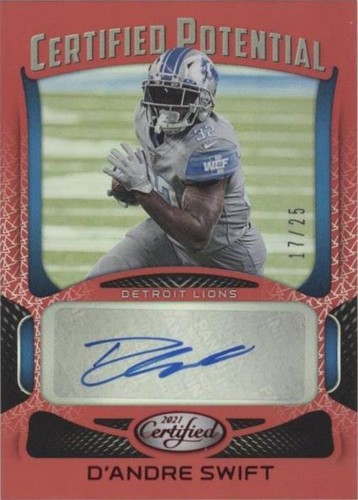 2021 Panini Certified D'Andre Swift #CP-DS