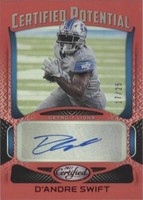 2021 Panini Certified D'Andre Swift #CP-DS
