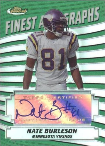 2005 Topps Finest Nate Burleson #FA-NB