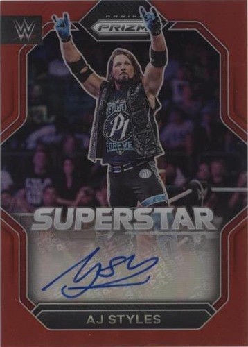 2023 Panini Prizm WWE - AJ Styles #SA-AJS