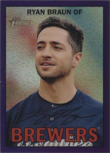 2016 Topps Heritage - Ryan Braun #THC-496