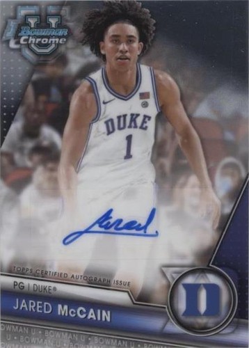 2023-24 Bowman University Chrome - Jared McCain #BCPA-JM