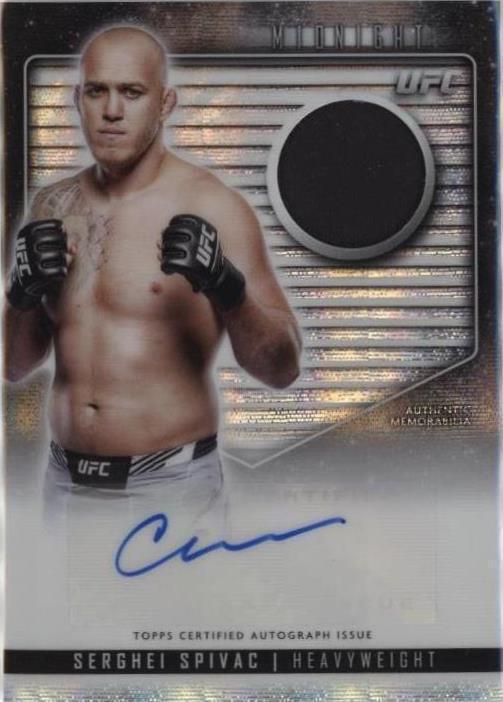 2024 Topps Midnight UFC - Serghei Spivac #RCA-SSP