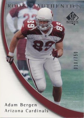 2005 SP Authentic Adam Bergen #107