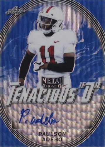 2020 Leaf Metal Draft Paulson Adebo #TD-PA1